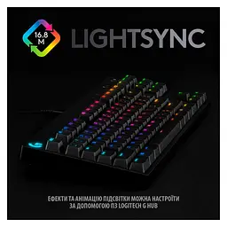 Клавіатура Logitech G PRO Mechanical Gaming USB (920-009392) - мініатюра 9