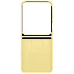 Оригінальний силіконовий чохол із кільцем Silicone Cover with Ring для Samsung Galaxy Z Flip6/Flip 7 FE/ Flip5 Yellow EF-PF741TYEGUA SM-F741/SM-F761/SM-F731 - мініатюра 6