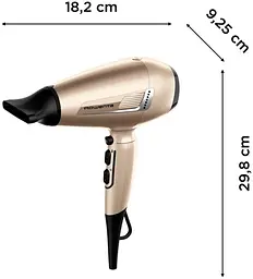 Фен Rowenta Pro Expert Tresor Collection 2200 Вт бронзовий (CV8861F0) - мініатюра 12