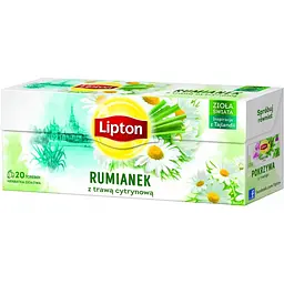 Чай трав'яний Lipton Ромашка з лемонграсом, 20 г (20 шт. х 1 г) (917449) - мініатюра 2