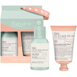 Набір Baylis & Harding The Fuzzy Duck Cotswold Spa: Гель для душу Calm жасмин та евкаліпт 100 мл + Крем для рук Indulge персикова троянда 50 мл - мініатюра 2