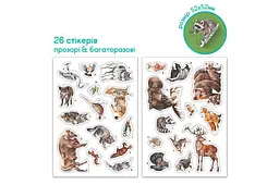 Постер з наклейками DoDo Мешканці лісу XL розвиваючий плакат для дітей (300894) - мініатюра 5
