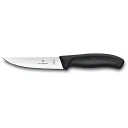 Кухонний ніж Victorinox SwissClassic Carving лезо 12см з чорн. ручкою (блістер) - мініатюра 2