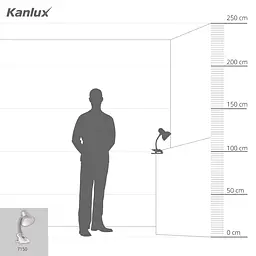 Лампа настільна Kanlux SUZI HR-60-SR (7150) - мініатюра 3
