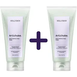 Ліфтинг маска для боротьби з набряками Hollyskin Artichoke Skin Perfecting охолоджуюча 500 г (2 шт. х 250 г)