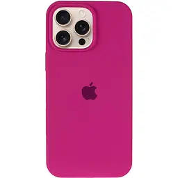Чохол Epik Silicone Case Full Protective (AA) для Apple iPhone 15 Pro (6.1) Малиновий / Dragon Fruit - мініатюра 2