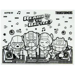Підкладка розмальовка Kite Transformers 30х40 см силіконова (TF22-424) - мініатюра 4