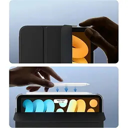 Чохол-книжка BeCover Tri Fold Hard для Apple iPad Mini 7 2024 Black (712450) - мініатюра 3