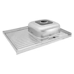 Кухонна мийка Kroner KRP Dekor - 6080R (0,6 мм) (CV022815) - мініатюра 4