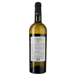 Вино Mimino Цинандалі, біле, сухе, 12%, 0,75 л - мініатюра 2
