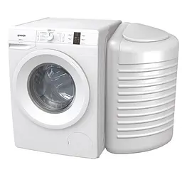 Пральна машина Gorenje з баком WP7Y2/R, 7кг, 800, A++, глибина 55см, Дисплей, Білий (WP7Y2/R)