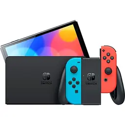 Ігрова консоль Nintendo Switch OLED model Neon Blue-Red - мініатюра 5