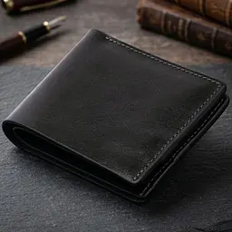 Портмоне вертикально з круглим магнітом на два відділення Grande Pelle 11306 чорне - мініатюра 4