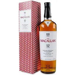 Уцінка. Віскі The Macallan Double Cask 12 yo Single Malt Scotch Whisky 40% 0.7 л в подарунковій упаковці 