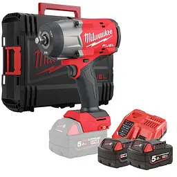 Гайковерт акумуляторний безщітковий 1/2'' MILWAUKEE, M18 FHIW2F12-502Х, 2034Нм, з кільцем - мініатюра 2