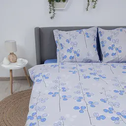 Комплект постільної білизни ТЕП Soft dreams Blue Flowers сімейний (2-03860_29163) - мініатюра 4