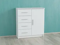 Комод Forte Johan 790x870x350 Білий (id27-0000-93-white) - мініатюра 1