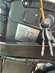 Електровелосипед Minako Mini 16" двомісний (1000W, 24Ah) + Пасажирське сидіння Чорний - мініатюра 9