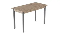 Стіл кухонний Ferrum-decor Маріо 75x120x80 Сірий ДСП Сан-Марино 16мм (FRD-105666)