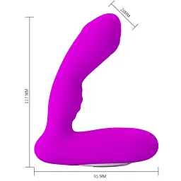 Масажер простати - Pretty Love Piper Prostate Stuimulator Purple - мініатюра 5
