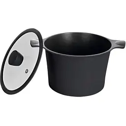 Каструля Ringel Zitrone Black (5.8 л), з кришкою (RG-2108-24/2 BL) - мініатюра 2