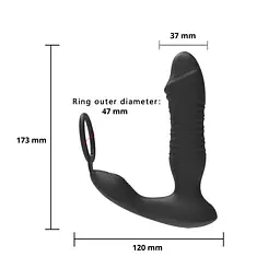 Масажер простати - Erospace Men’s Play Thrusting Prostate Massager APP Controlled B5 - мініатюра 8