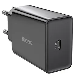 МЗП Baseus Speed Mini Quick Charger 20W (1USB-C) (CCFS-S) Чорний - мініатюра 2