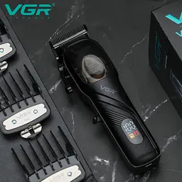 Акумуляторна машинка для стрижки, машинка для бороди VGR V-269 - мініатюра 5