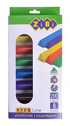 Пластилін 8 кольорів 200 г Kids Line