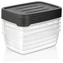 Набір контейнерів 5 прямокутних 600мл VETRA ASD276 ТМ"ASUDE PLASTIK"