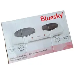 Настільна двоконфоркова плита електрична Bluesky переносна 2500 Вт - мініатюра 8