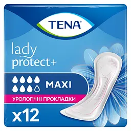 Урологічні прокладки Tena Lady Protect Maxi 7 крапель 12 шт.