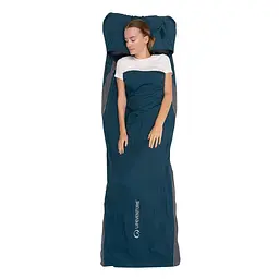 Вкладиш Lifeventure Cotton Ultimate Liner Rectangular Темно-синій - мініатюра 4