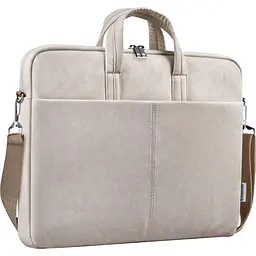 Сумка для ноутбука Defender 15.6' Solid, Beige, екокожа, 410х310х40 мм (26126) (26126_DEFENDER)