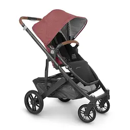 Прогулянкова коляска Uppababy Cruz V2 - Lucy + люлька Uppababy Carrycot Lucy Rosewood Melange Carbon Frame - мініатюра 22