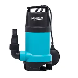 Насос дренажний садовий 0.75кВт Hmax 9.5м Qmax 220л/хв (част. до 30мм) AQUATICA (773175) - мініатюра 3