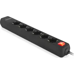 Мережевий фільтр живлення REAL-EL RS-PROTECT 605 3m, black (EL122300041) - мініатюра 4