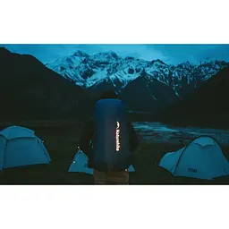 Рюкзак туристичний Naturehike Helium CNK2450XB014, 70 л, чорний, L - мініатюра 13