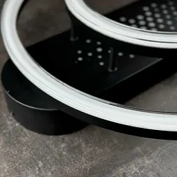 Світильник LED smart KENZO-R+пульт 85W 3000-5000K IP20 круг чорний Violux ( 220665 ) - мініатюра 4