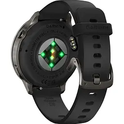 Смарт-годинник Garmin Venu 4 41mm Slate with Black Silicone Band (010-03013-02) [146406] - мініатюра 6