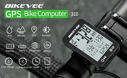 Велокомп'ютер GPS BKV-310 IPX7 LCD-2.4" підсвітка екрана (16 функцій) - мініатюра 7