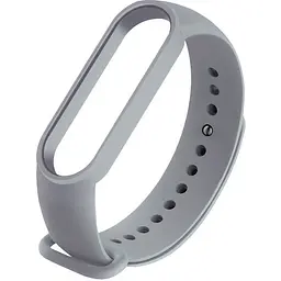 Ремінець для фітнес-браслета Lemfo для Xiaomi Mi Band 5, 6, 7 сірий