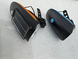 Велофара із сонячною панеллю та сигналом Bike Light 7599 Solar акумуляторний велоліхтар Li-Ion panel IPX4 USB-C - мініатюра 5