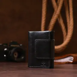 Жіноче шкіряне портмоне GRANDE PELLE 10х8х2 см acs0024512 - мініатюра 6