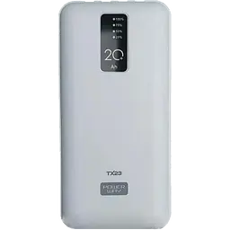 Зовнішній портативний акумулятор Sertec Power Way TX23 20000 mAh (Білий) - мініатюра 2