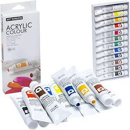 Акрилові фарби "Acrylie" Art Rangers EA1212-3 12 кольорів - мініатюра 2