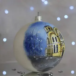 Ялинкова прикраса Санта Шоп Володимирський собор скло (4820001155051) - мініатюра 2