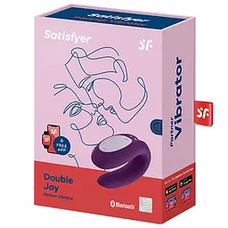 Вібратор для пар Satisfyer Double Joy Violet Satisfyer IG002408; SO3899 90182 - мініатюра 1