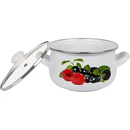 Каструля емальована Idea Home Berries 1.8 л 16 см (6832817) - мініатюра 2