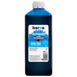 Чорнило Barva HP 10/13/82/88, 1л, Cyan (H10-761)